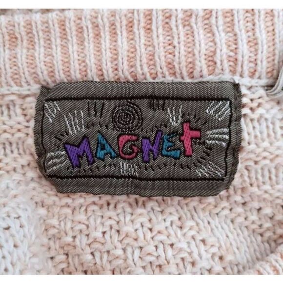 VINTAGE MAGNET PINK SWEATER SZ.S EUC. - Picture 6 of 7